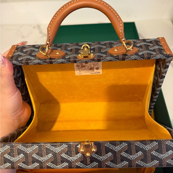 Goyard PM Black and Tan Hotel Trunk Bag BRAND NEW - Picture 5 of 10